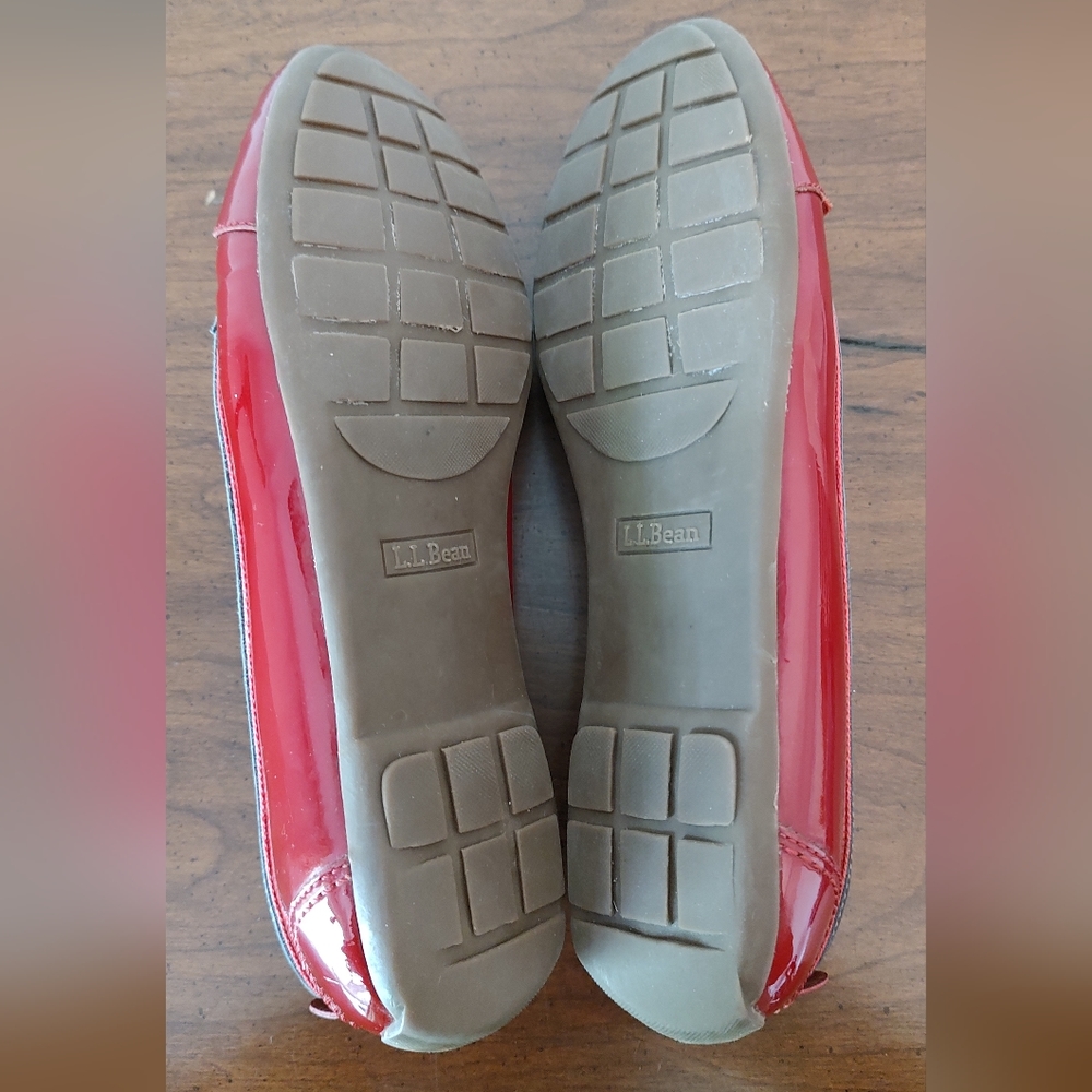LL Bean Red Flats - Picture 5 of 8